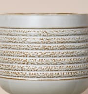 Übertopf Keramik Cremeweiß - 14 cm