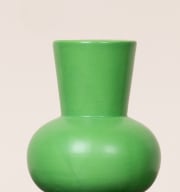 Steingut Vase Grün