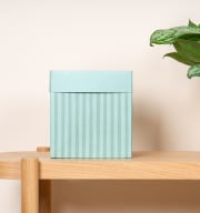 Papier Geschenkbox Mint Stripe L