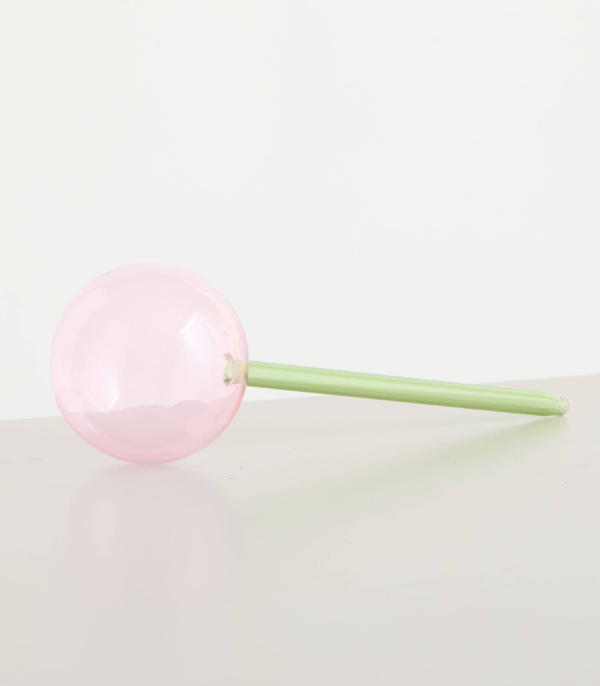 Glas Bewässerungskugel Rosa Grün Rund