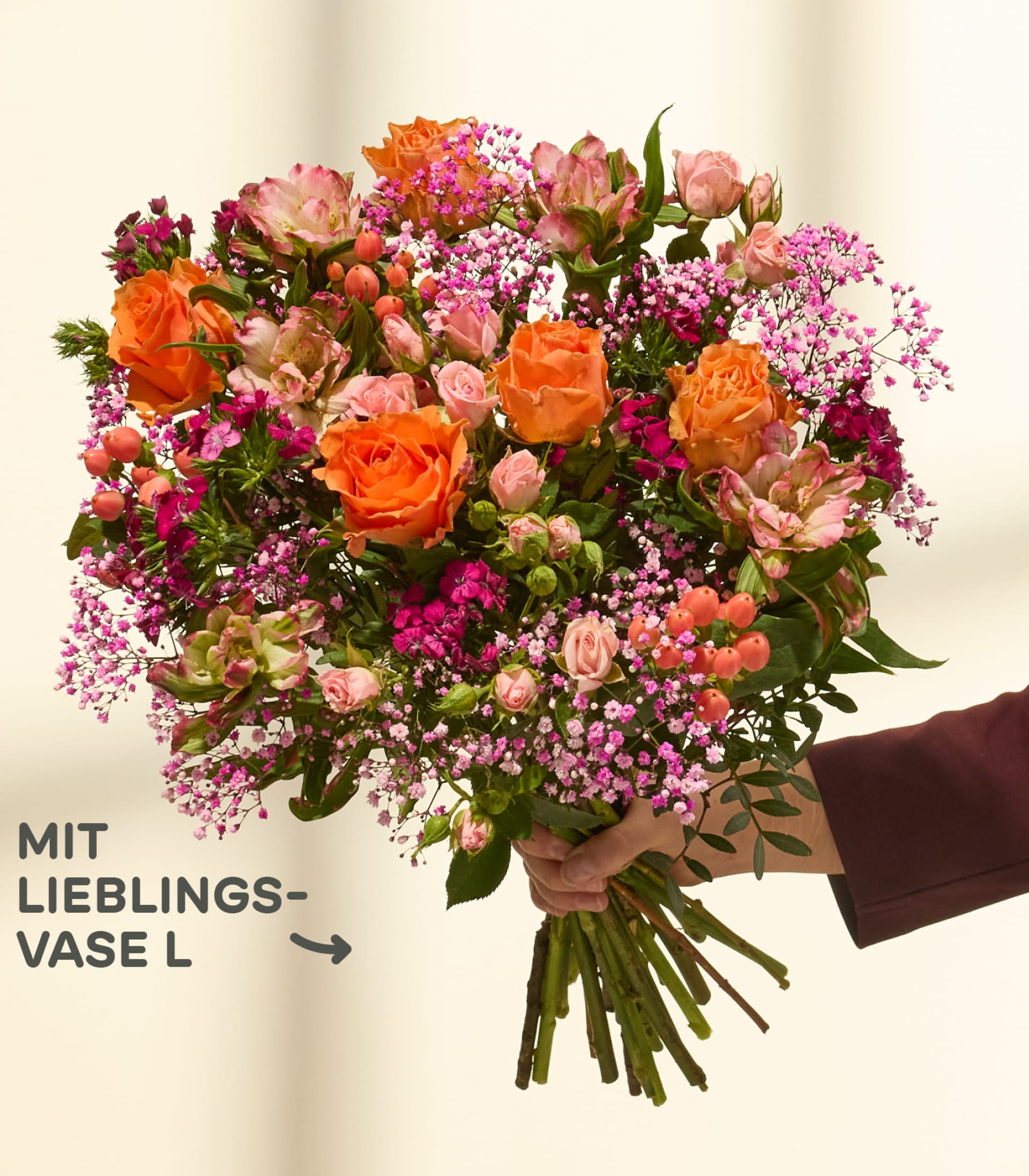 Pink Perfection mit Lieblingsvase L