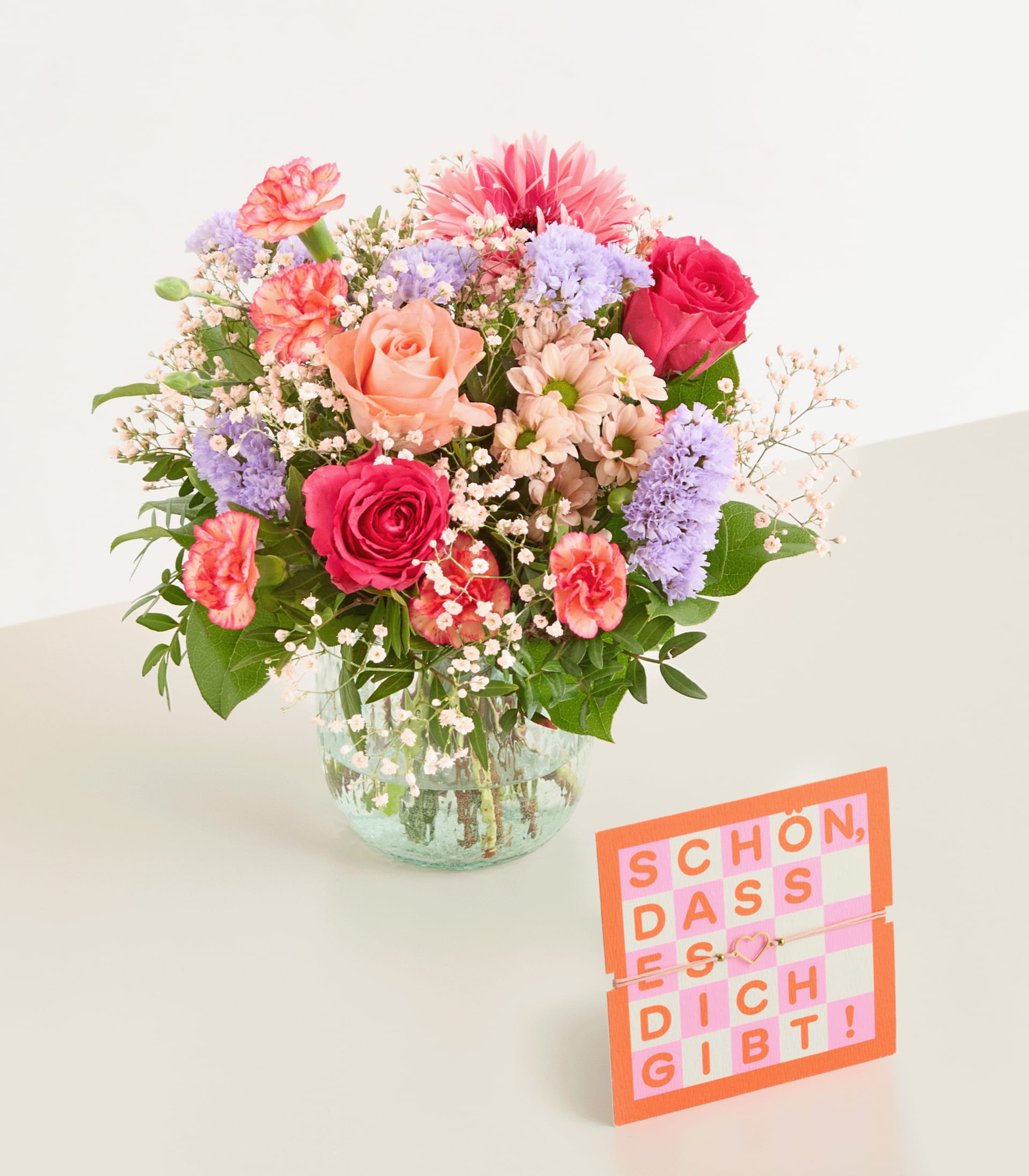 Frühling mit Herz-Armband