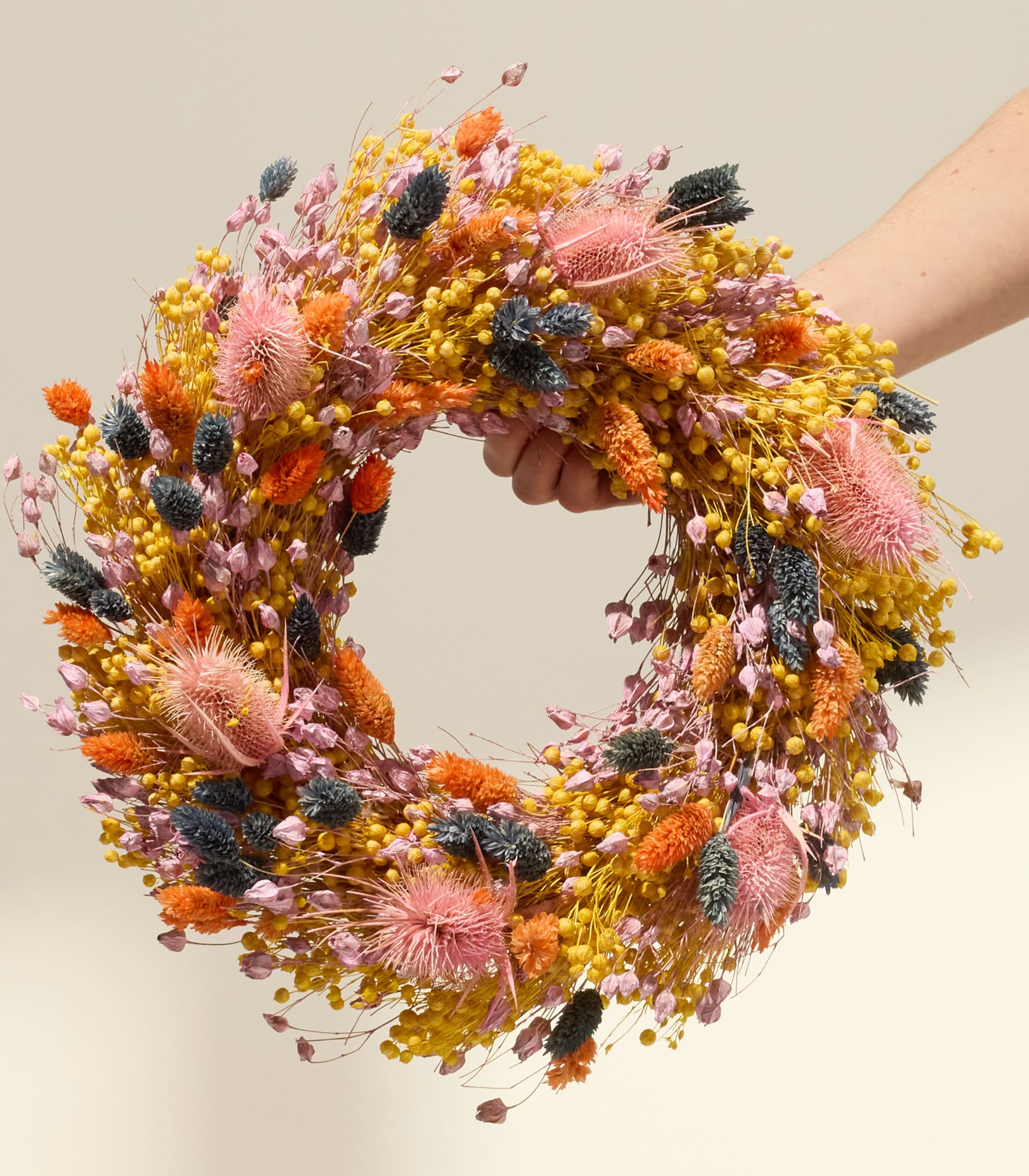 Trockenblumenkranz Spring Vibes