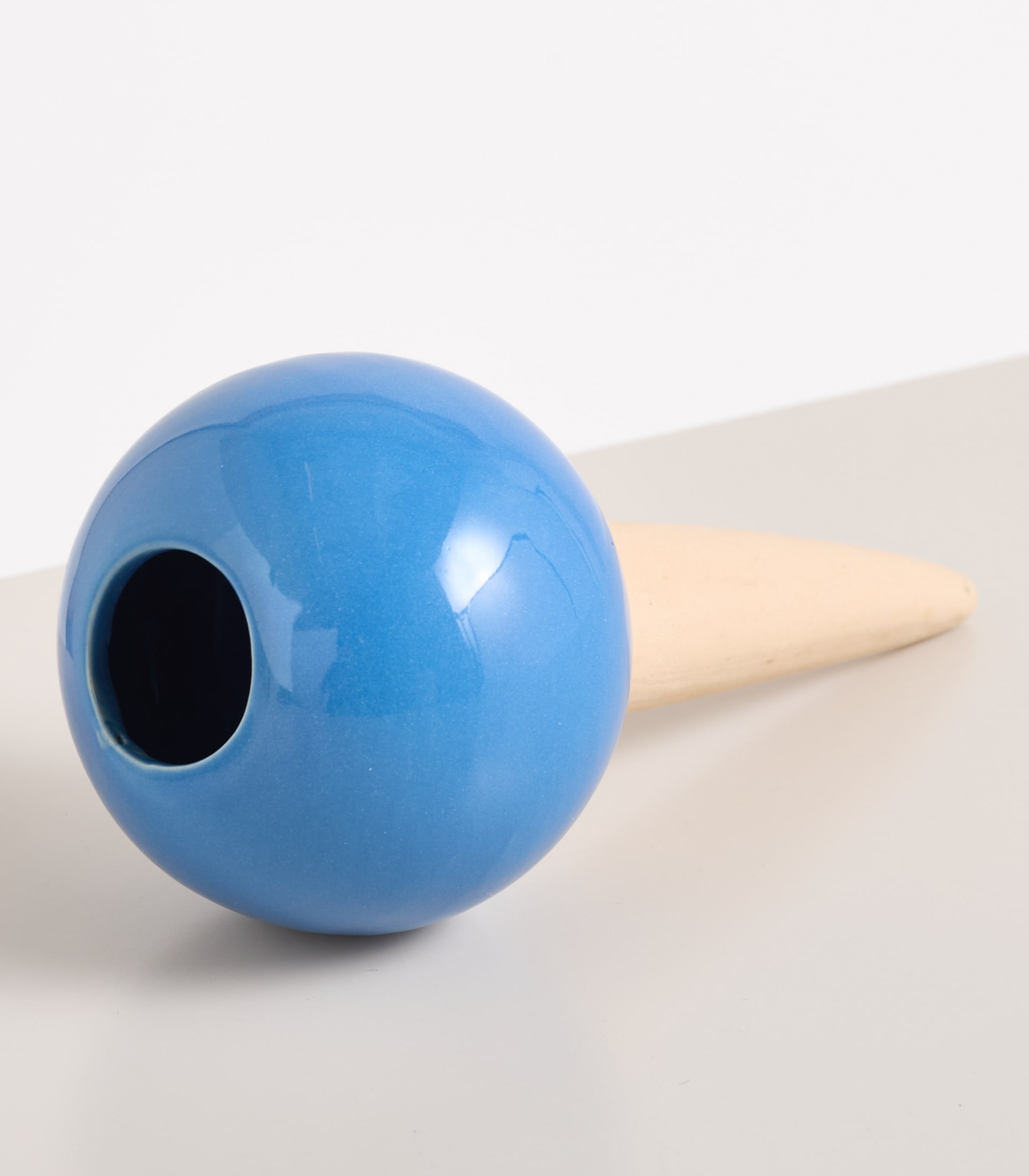 Keramik Bewässerungskugel Blau Klein