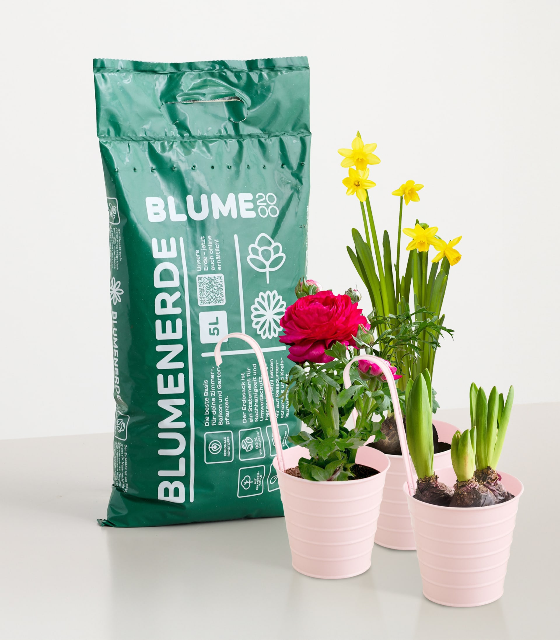 Balkon Set Rosa - 7 Stück