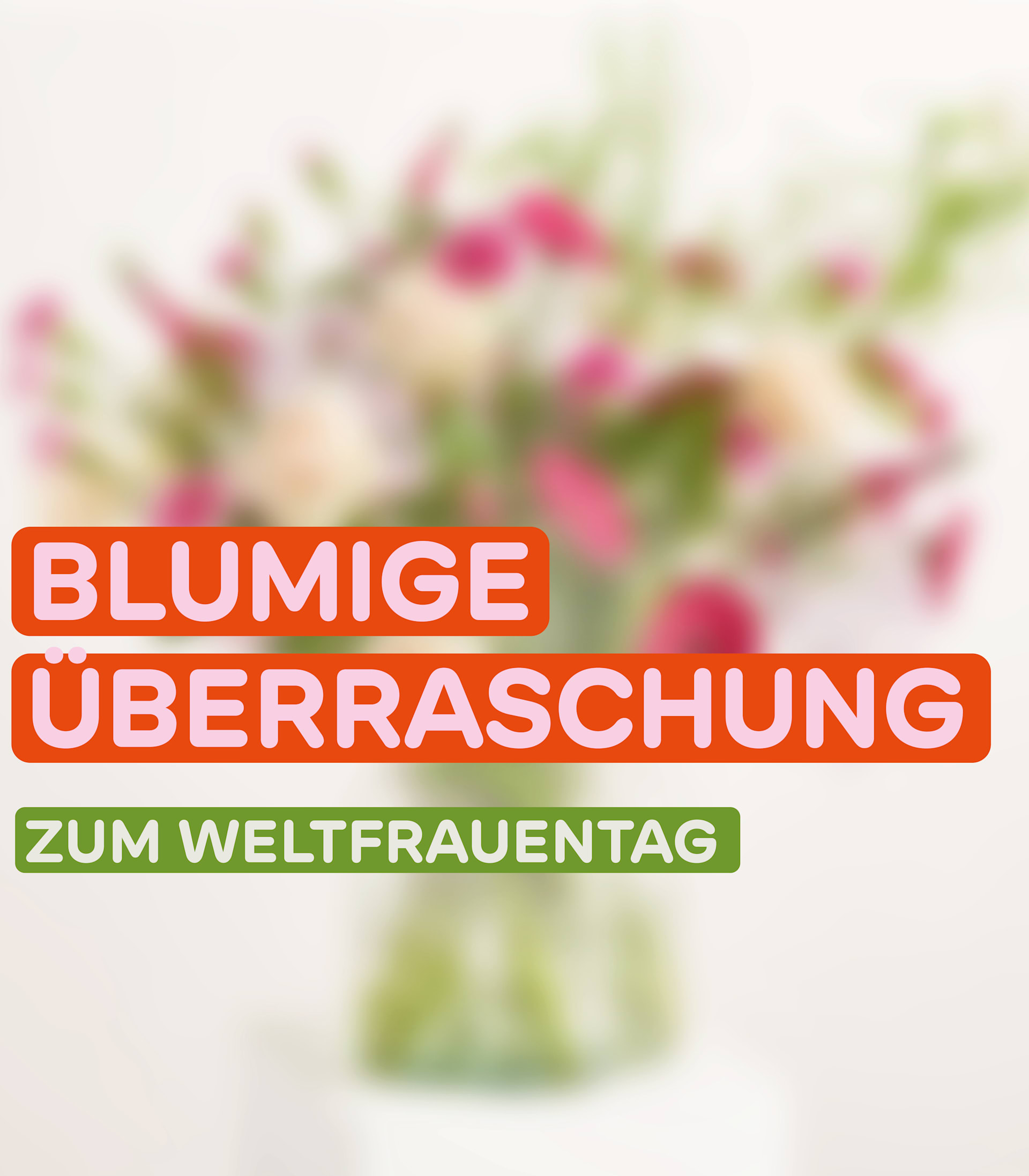 Überraschungsstrauß L: Blütenfreude zum Weltfrauentag
