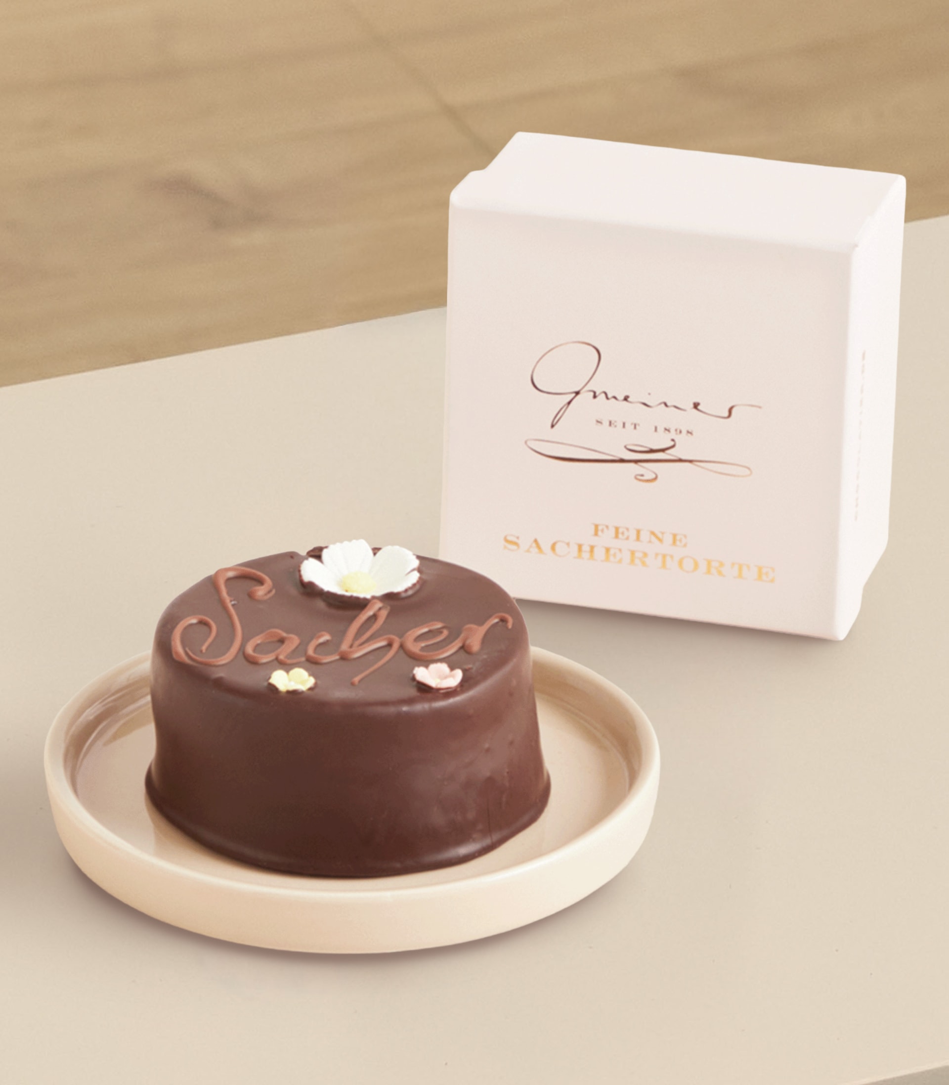 Sommertraum mit Blumen Sachertorte 200g