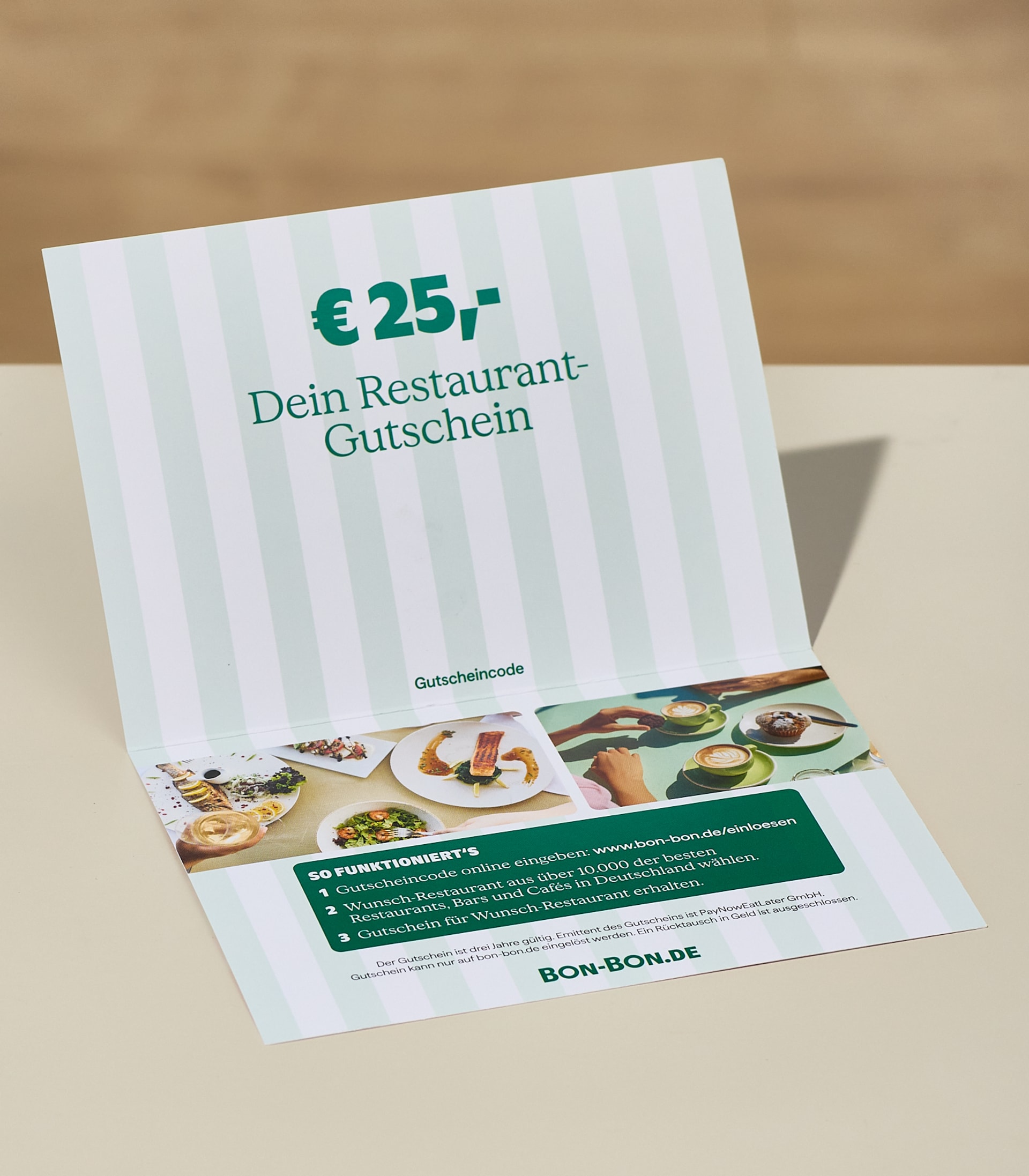 BonBon Restaurant Gutschein 25€