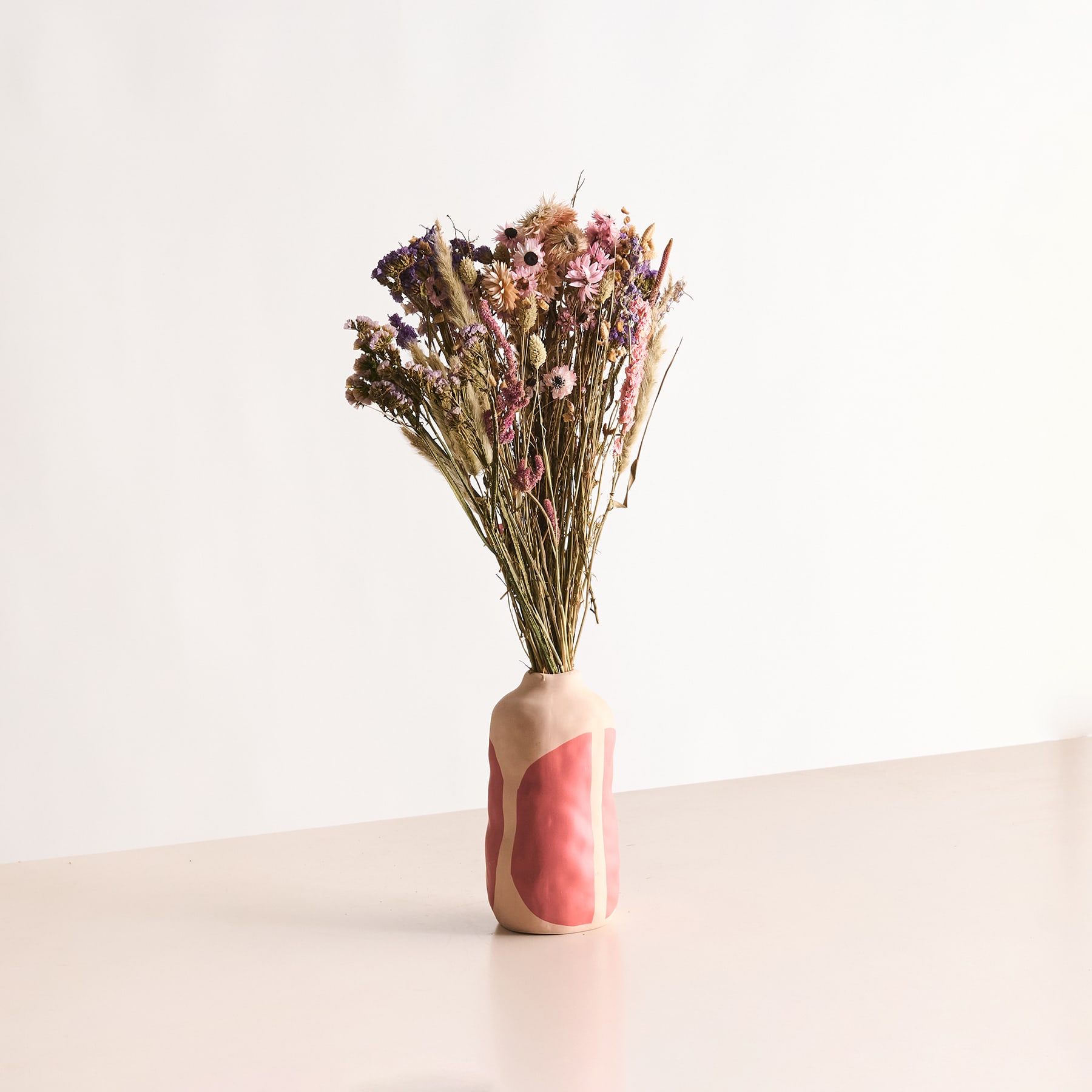 Trockenblumenstrauß Wild Pink