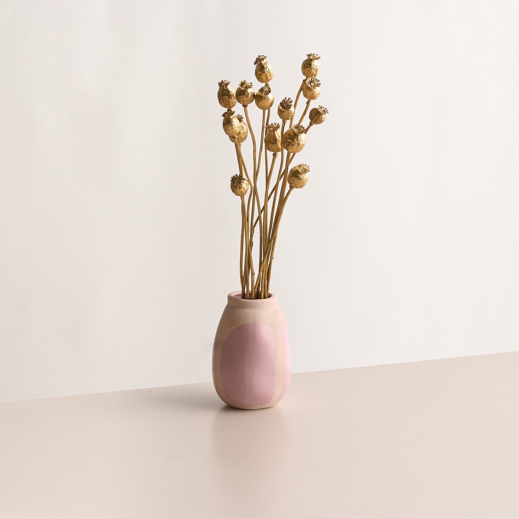 Trockenblumen Mohnkapseln Goldfarben