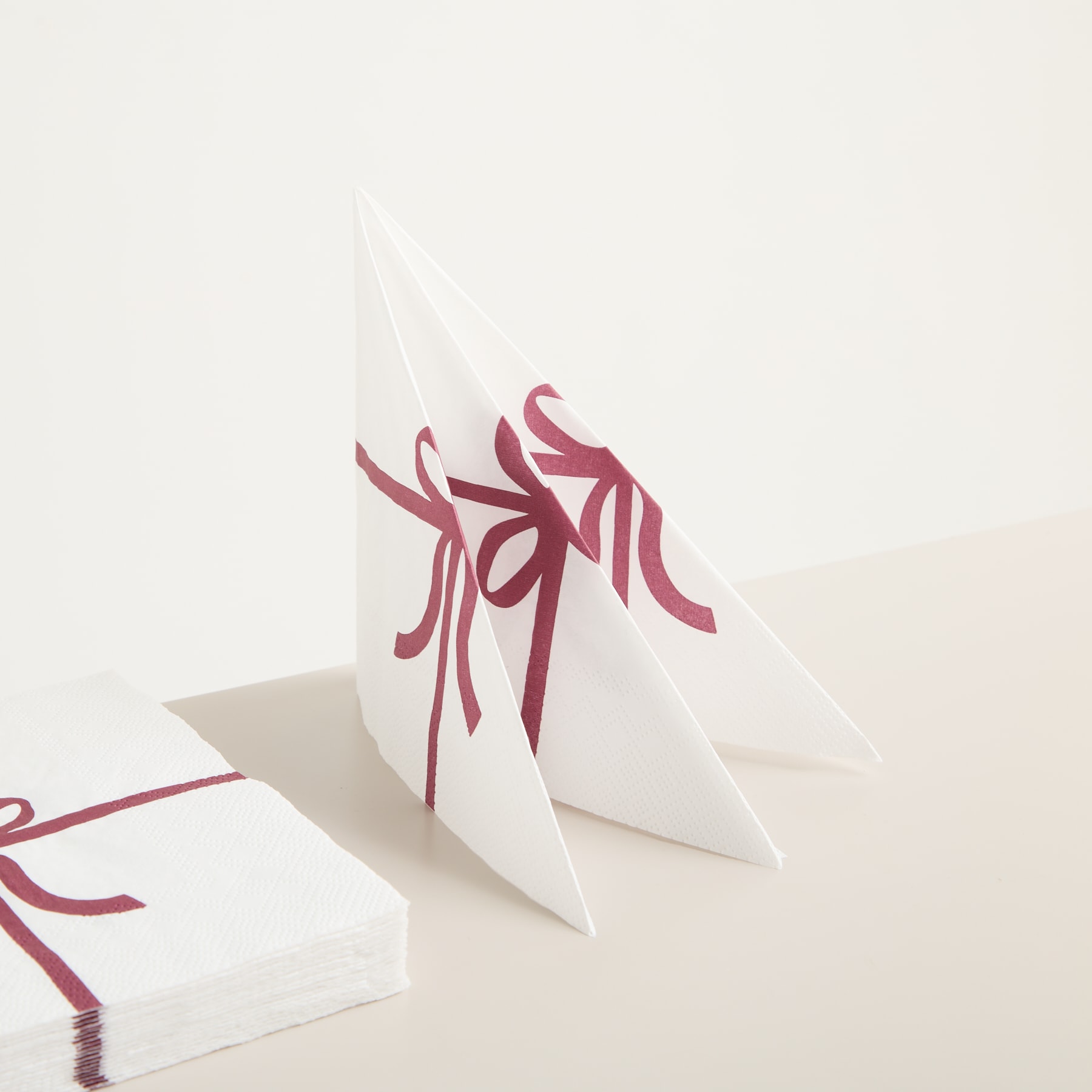 Papierservietten Schleife