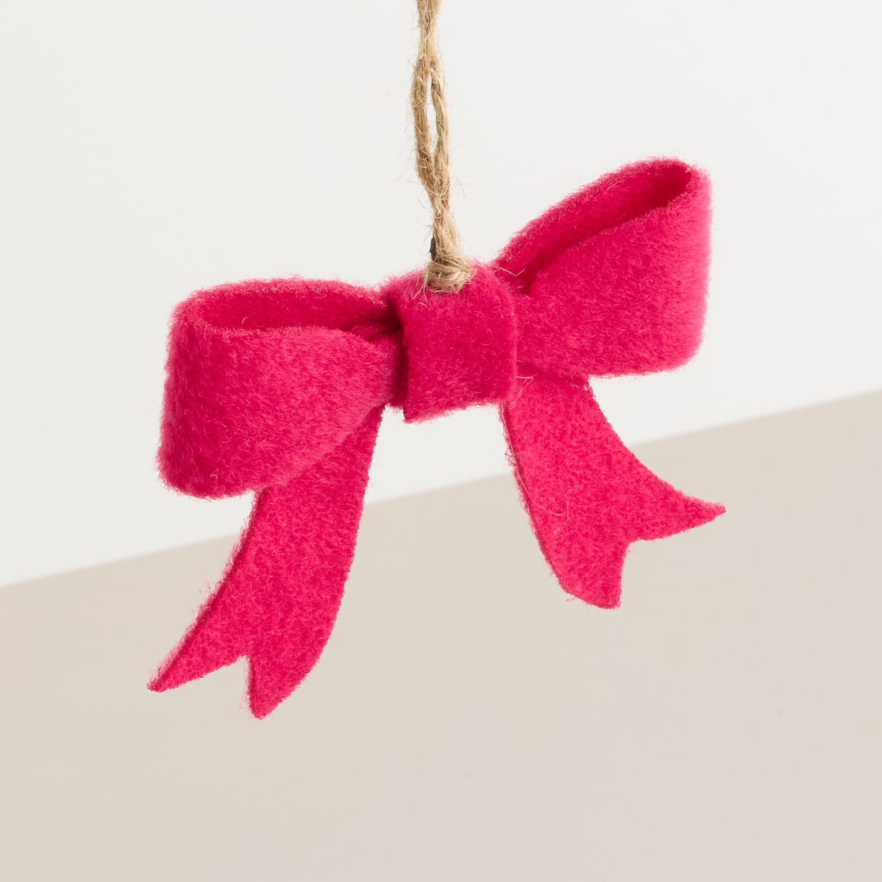 Deko Filz Schleife Pink