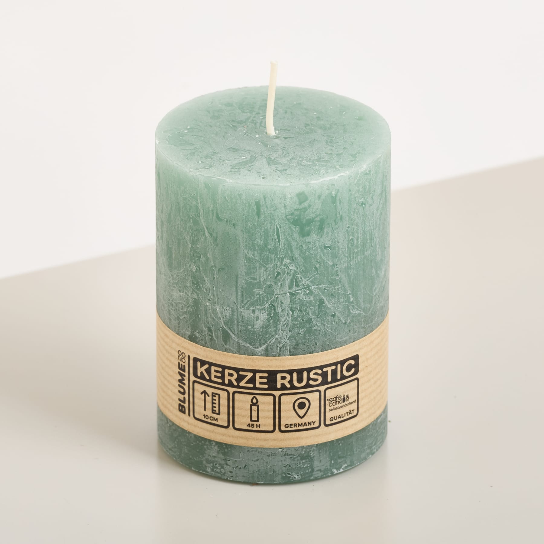 Kerze Rustik Mint M