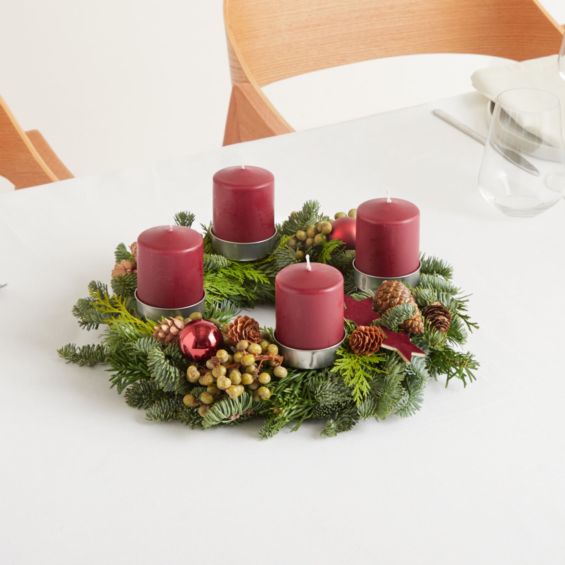 Adventskranz modern Adventsfreude