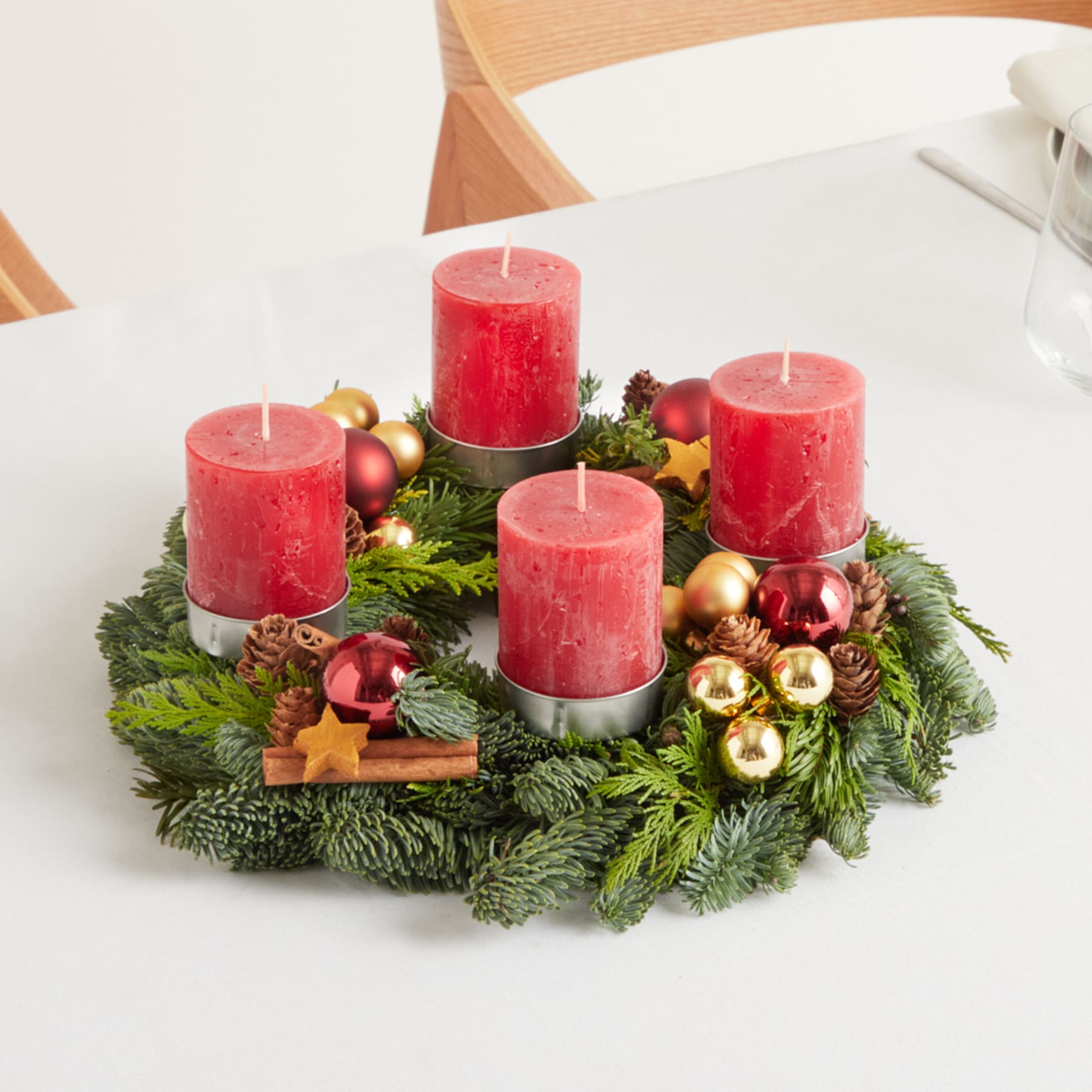 Adventskranz klassisch Dezemberliebe