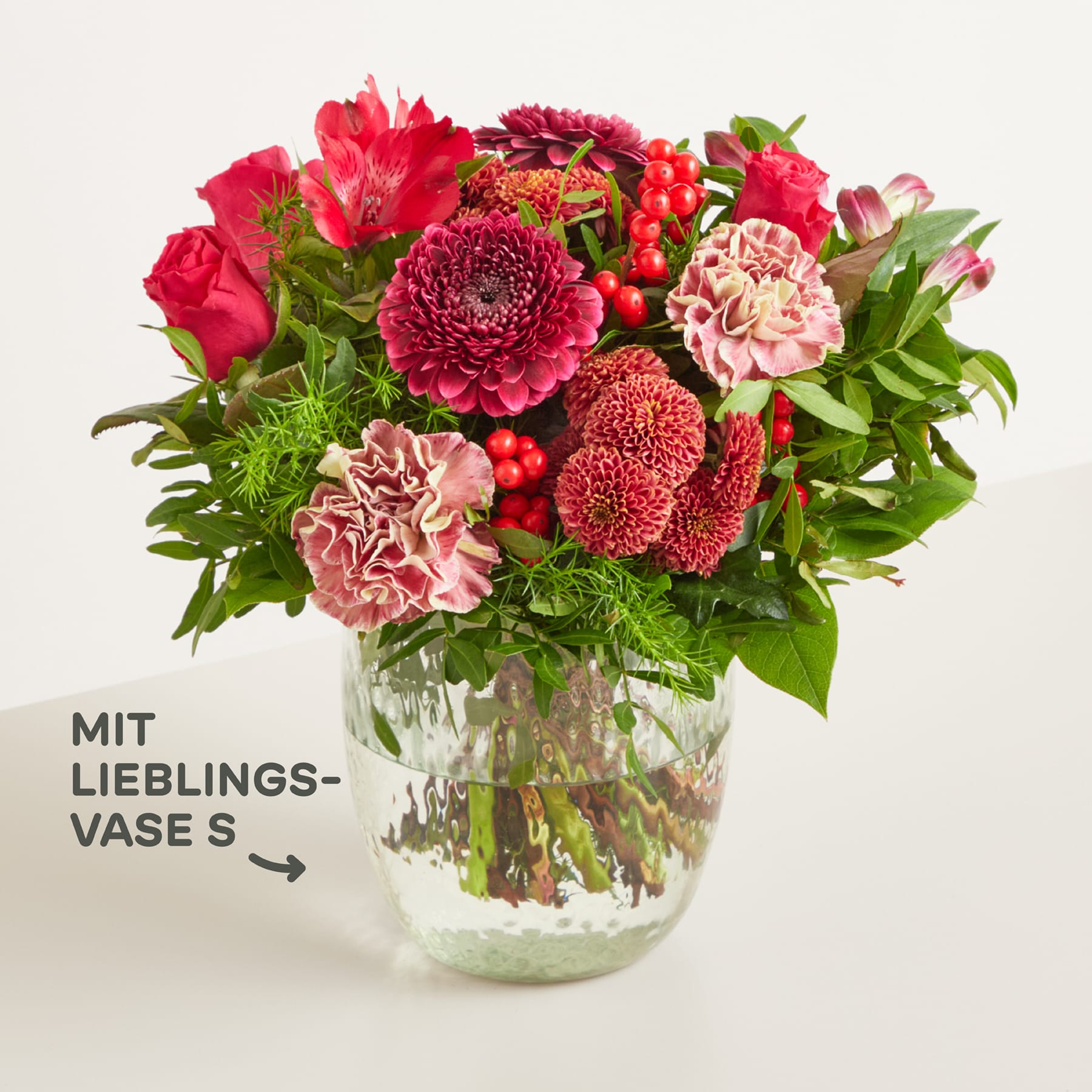 Winterfreude mit Lieblingsvase S