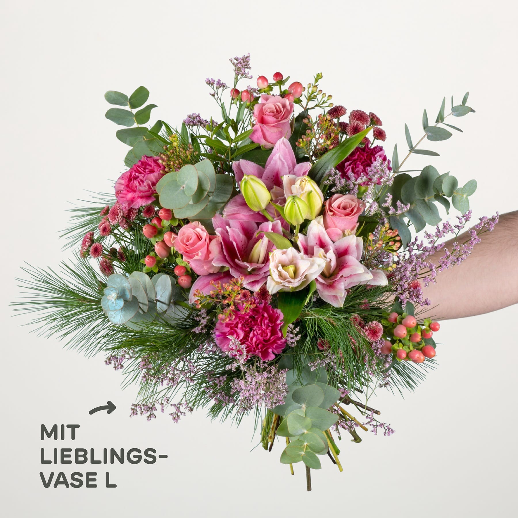 Winterglanz mit Lieblingsvase L