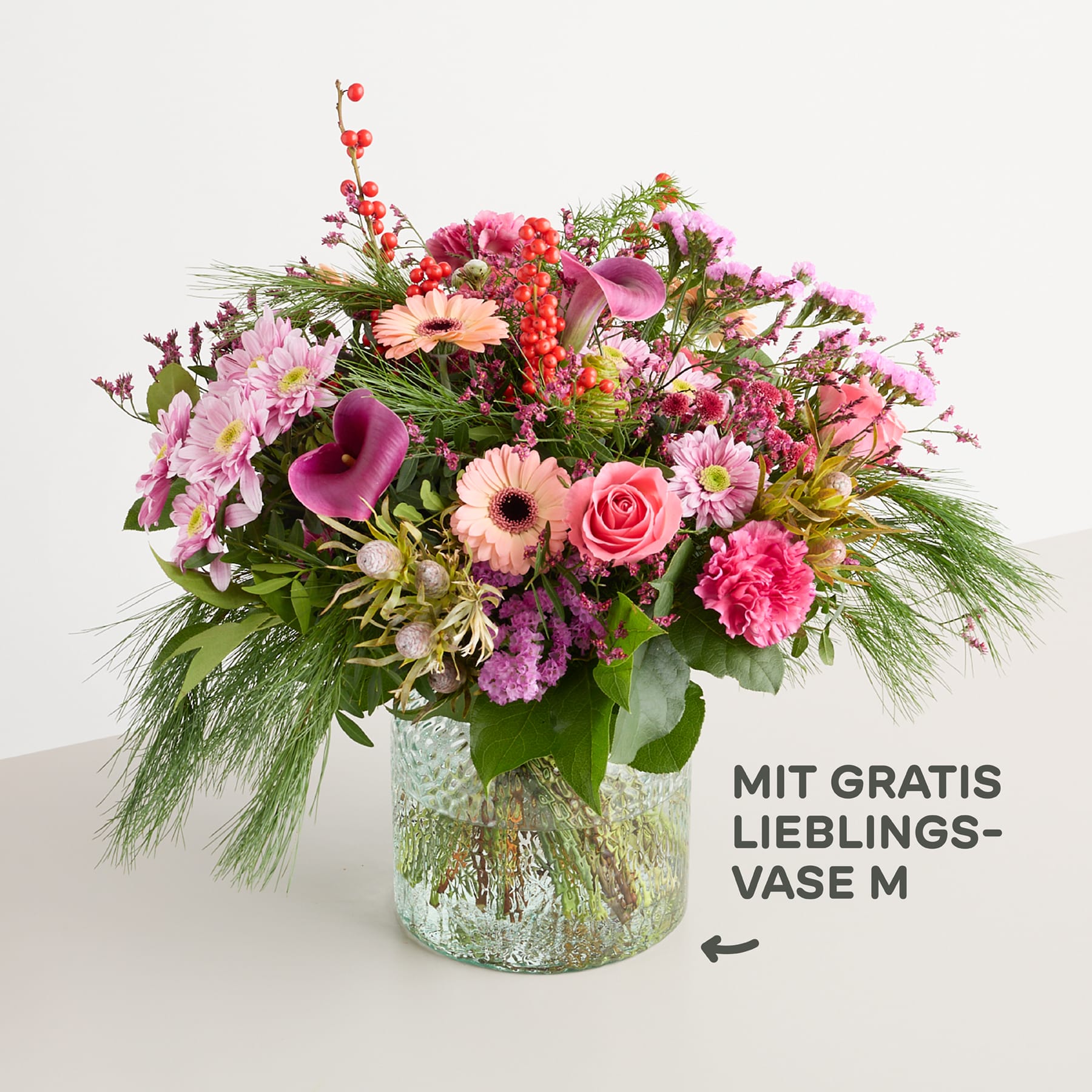Holiday Blooms mit gratis Lieblingsvase M