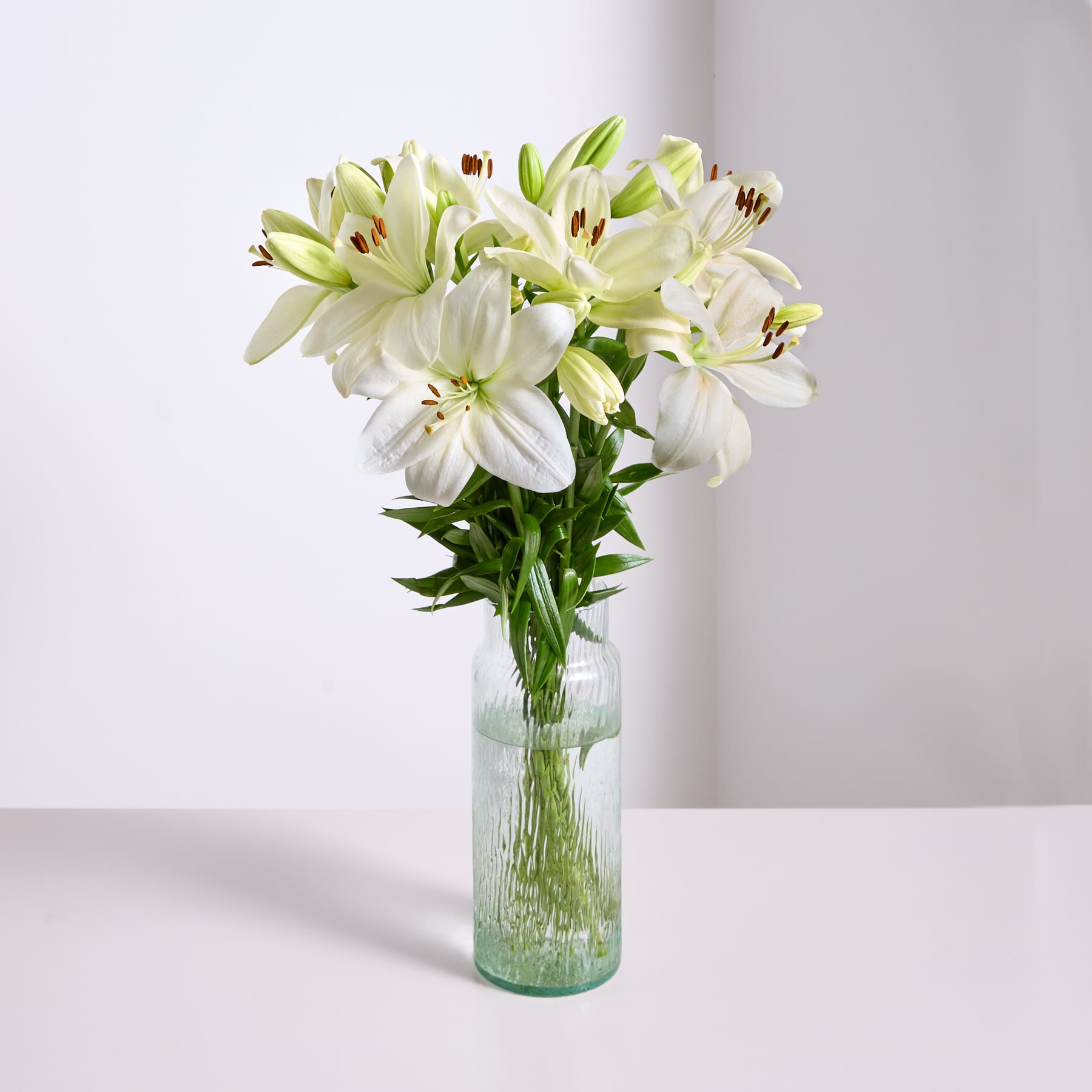 Weiße Lilien - 10 Stiele