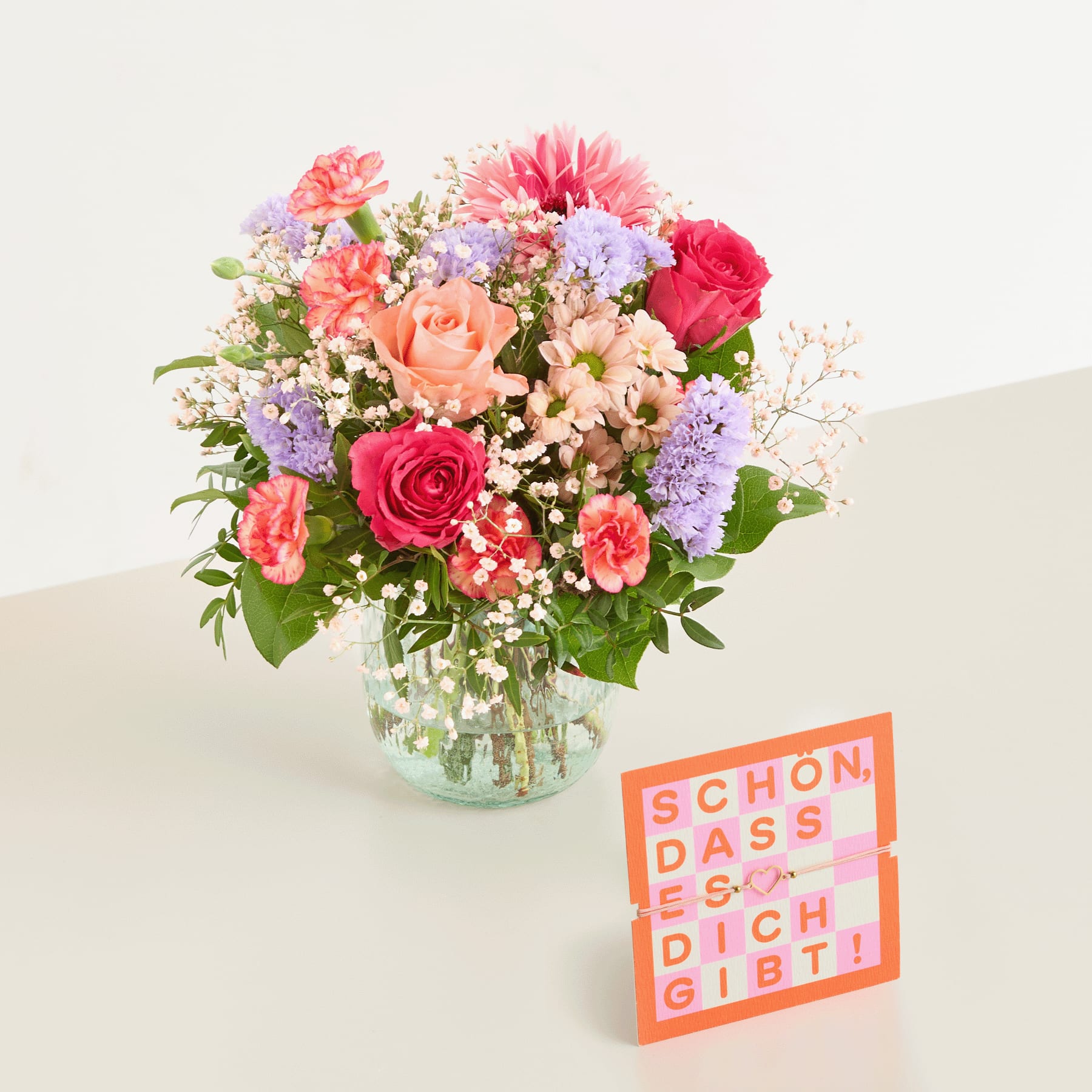 Frühling mit Herz-Armband