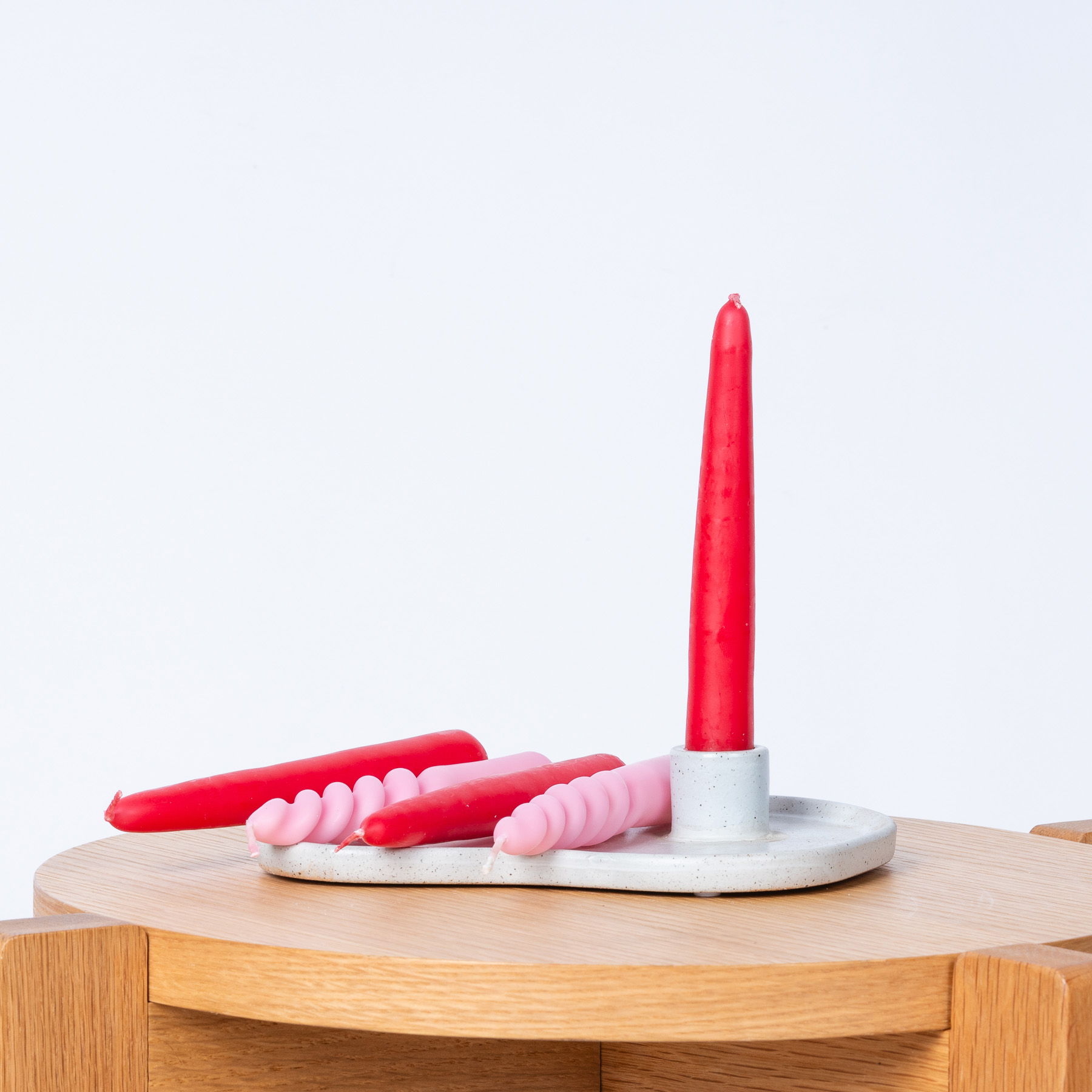 Produktbild von Bloomingville Spielzeug Fleisch & Fisch Set - 5-teiliges MDF Holzspielzeug Rot