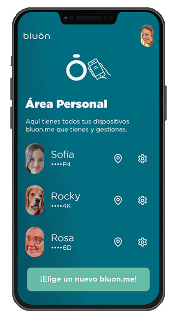 App bluon: dashboard