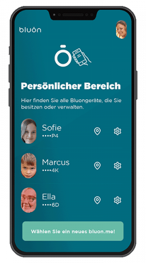 bluon App: Dashboard