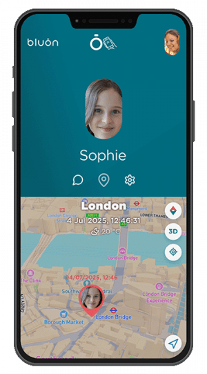bluon app: interactive map