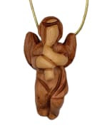 Engel i oliven med basun