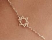 Armbånd Davidsstjerne - gullfarget