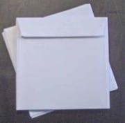Konvolutt til postkort med bibelvers 15x15 cm