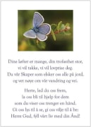 Lite kort med bønn: Dine løfter er mange
