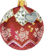 Servietter Christmas Bubbles lunsj (formet)