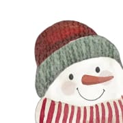 Servietter Happy Snowman lunsj (formet)