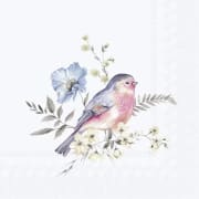 Servietter Softly Faded Birds kaffe