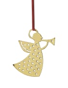 Juletrepynt trompetengel gull - ny utgave
