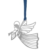 Juletrepynt flyvende engel sølv - ny utgave
