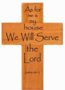 Kors Lasered:  As for me and my house we will serve the Lord