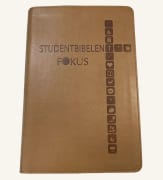 Bibelen Guds Ord: Studentbibelen FOKUS brunt kunstskinn m/reg