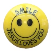 Magnet: Smiley - Jesus loves you