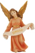 Markuskrybbe: stående engel rød, 11cm