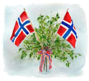 Servietter feststemning lunsj