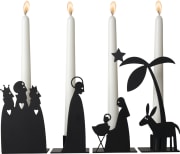 Adventsstake krybbe stor