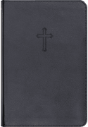 Bibel 2024 katolsk utgave, svart resirkulert skinn  – bokmål