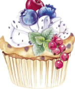 Servietter Sweet Cupcakes lunsj (formet)