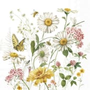 Servietter Wildflower and Butterfly kaffe