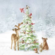 Servietter Friends in Snow lunsj