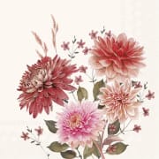 Servietter Autumn Bouquet kaffe
