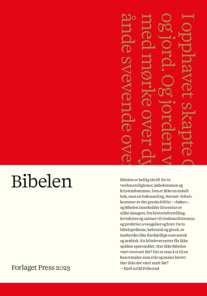Bibelen - Pollestads oversettelse rød Bok & Media