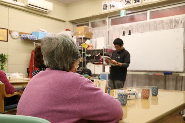 こちらのご利用者は週3回、ふくろう舎に通っているとのこと